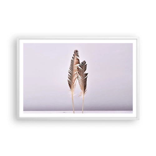 Plakát v bílém rámu - Proti nicotě - 91x61 cm