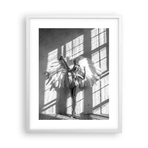 Plakát v bílém rámu - Přímo z nebe - 40x50 cm