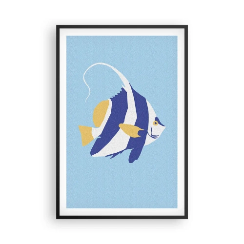 Plakát v černém rámu - Miss tropických vod - 61x91 cm