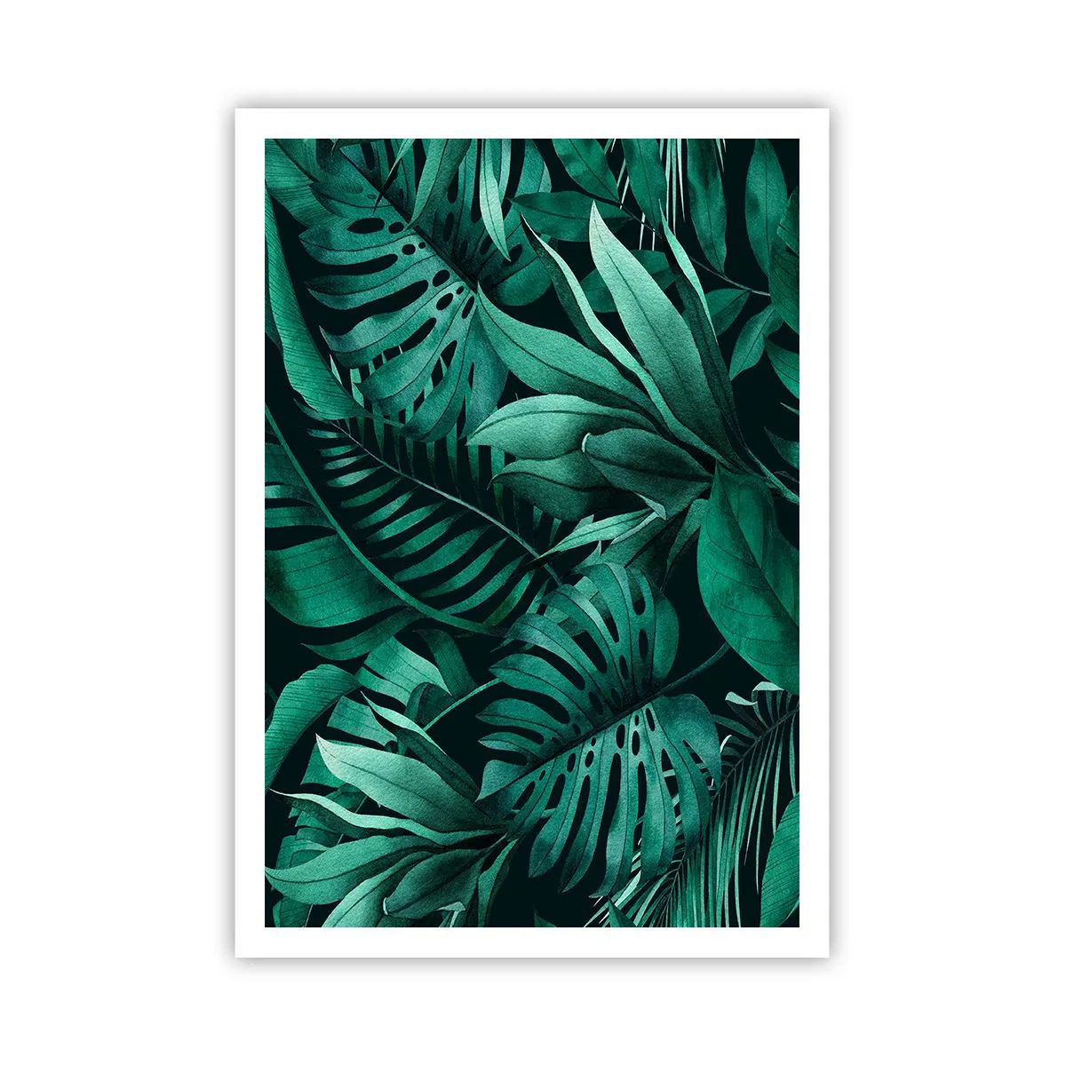 Plakát - Hloubka tropické zeleně - 70x100 cm