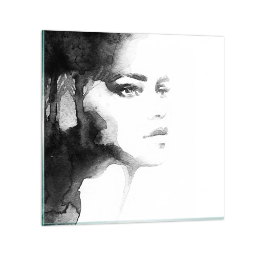 Obraz na skle - Vytvořená z tajemství a mlhy - 60x60 cm