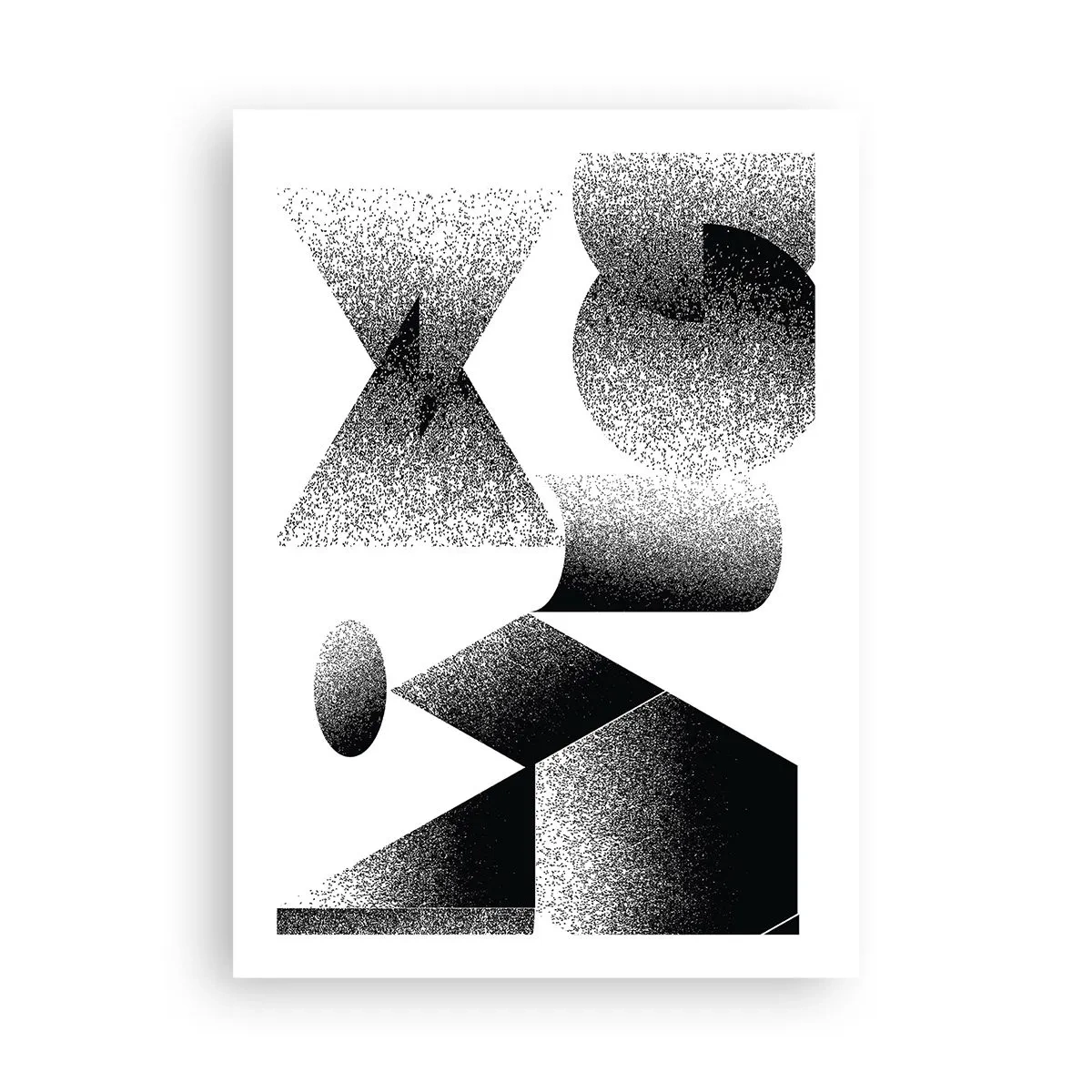 Plakát - Úhly a ovály - 50x70 cm