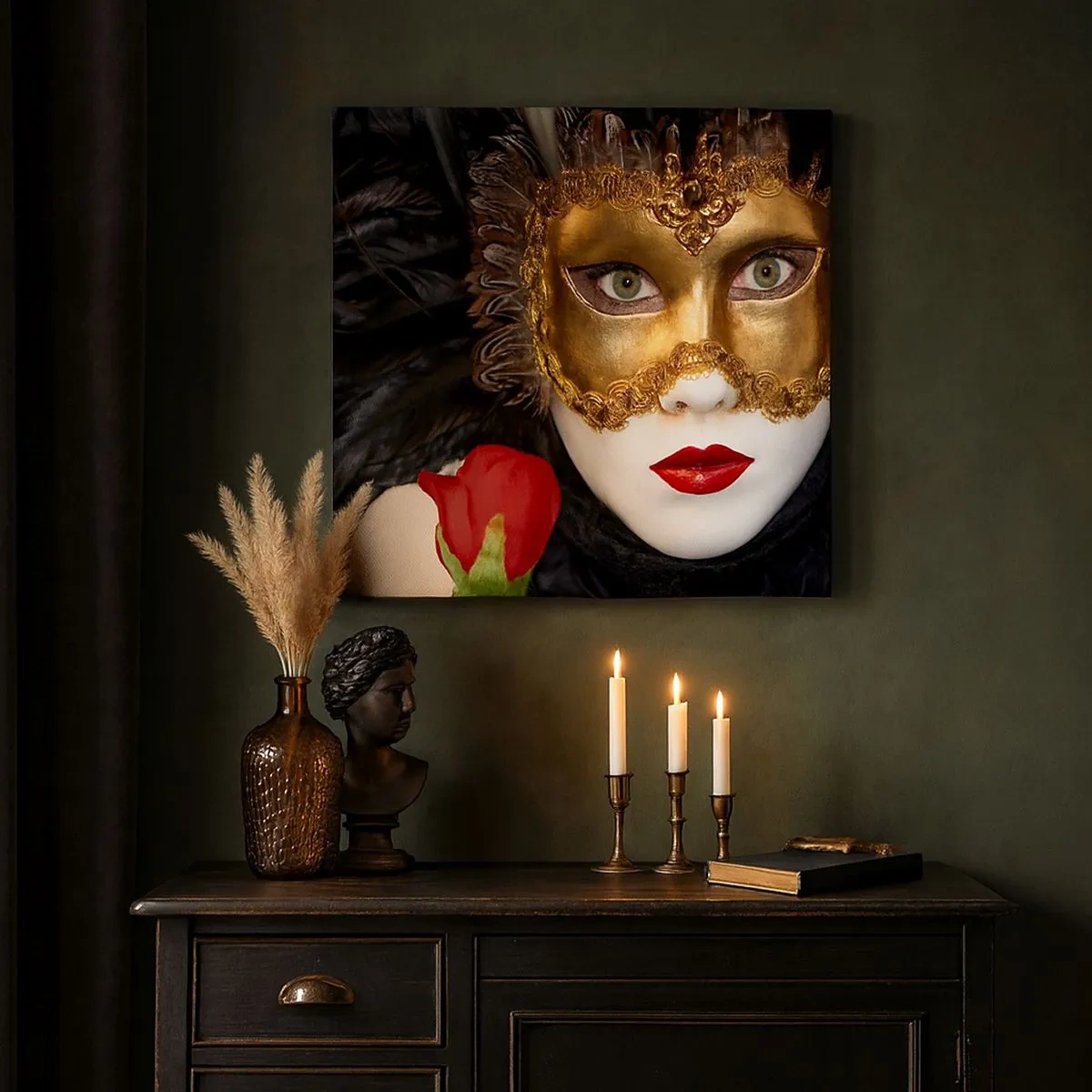 Obraz na plátně - Protože život je velký bál - 30x30 cm