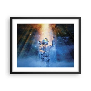 Plakát v černém rámu - Konečně v cíli - 50x40 cm