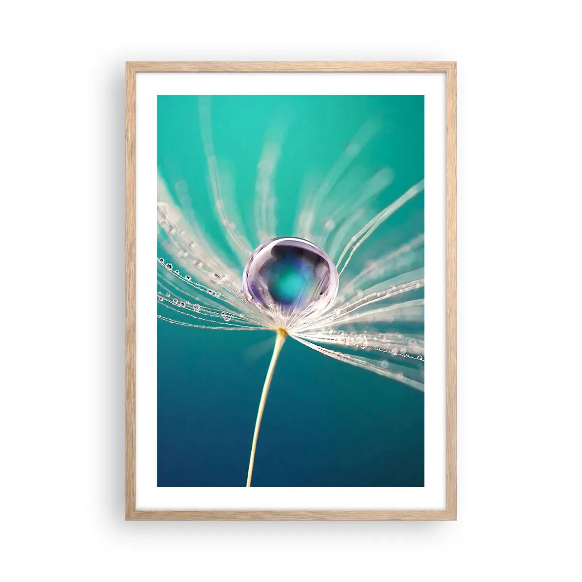 Plakát v rámu světlý dub - Mystický okamžik - 50x70 cm