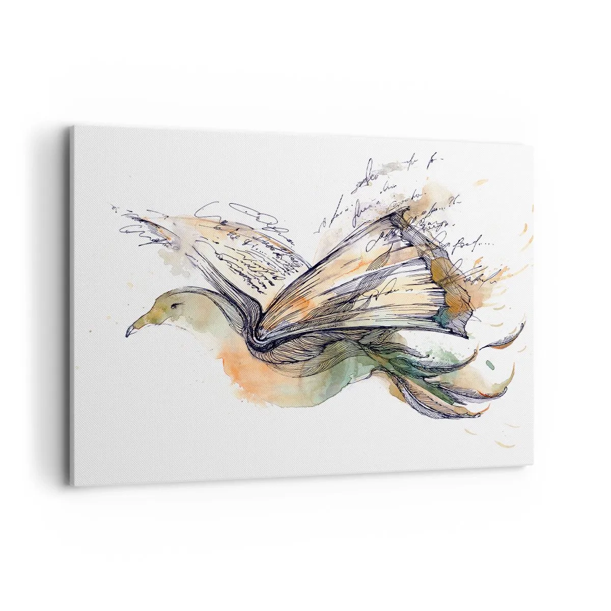Obraz na plátně - Na křídlech poezie - 100x70 cm