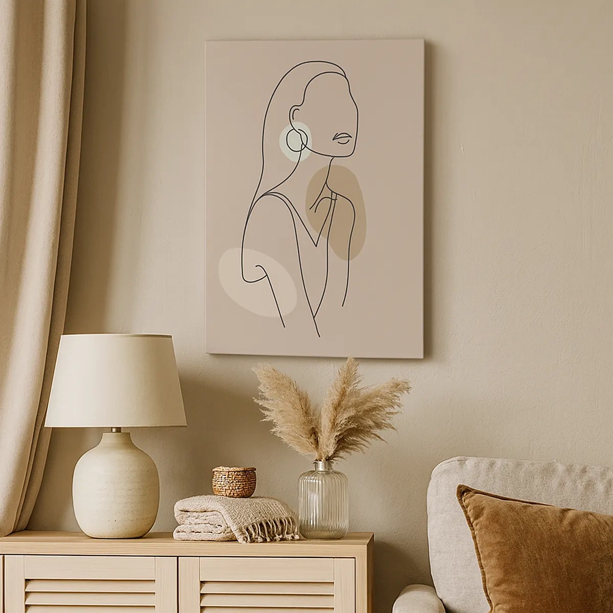 Obraz na plátně - Dívčí ikona - 50x70 cm