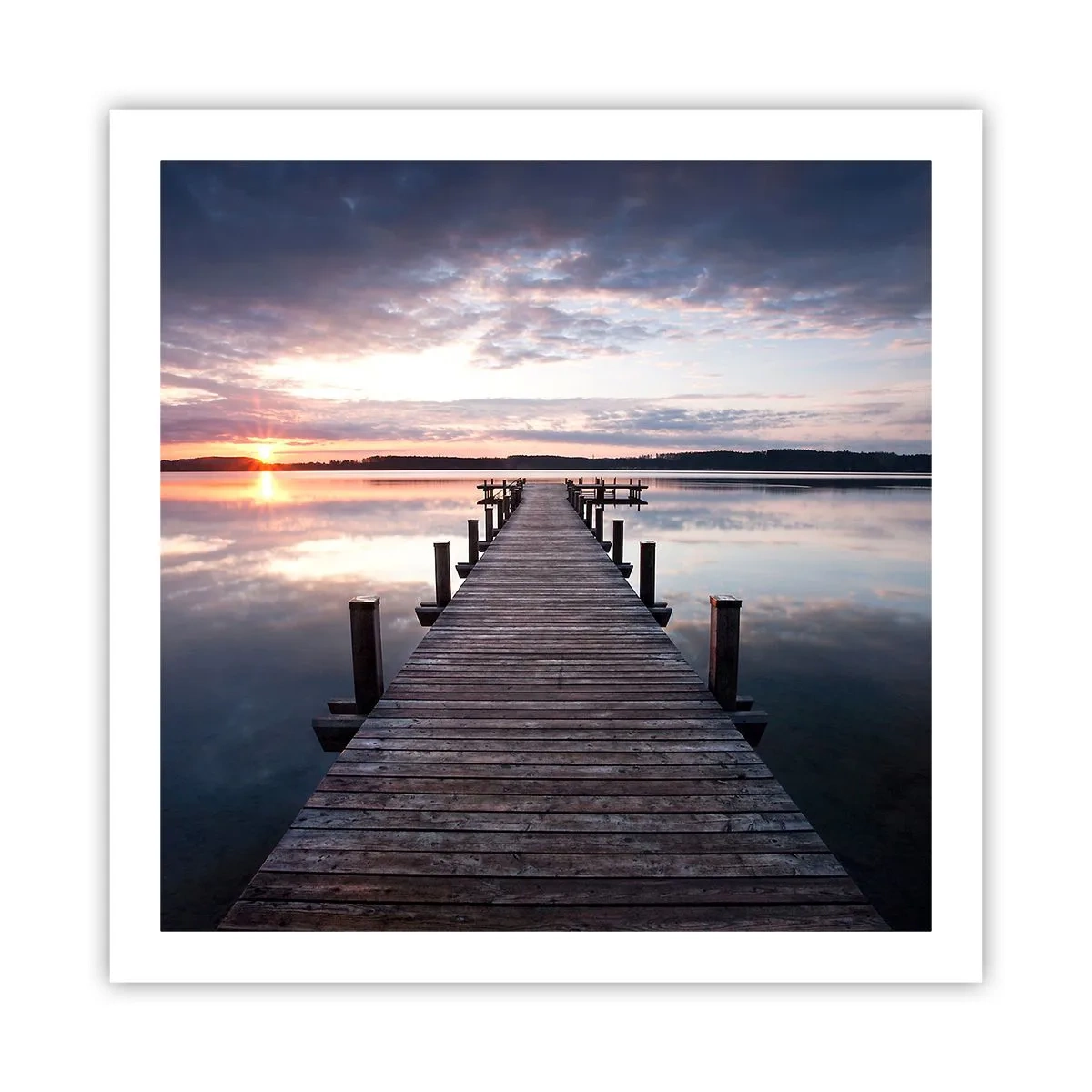 Plakát - Tichá hranice mezi dnem a nocí - 60x60 cm