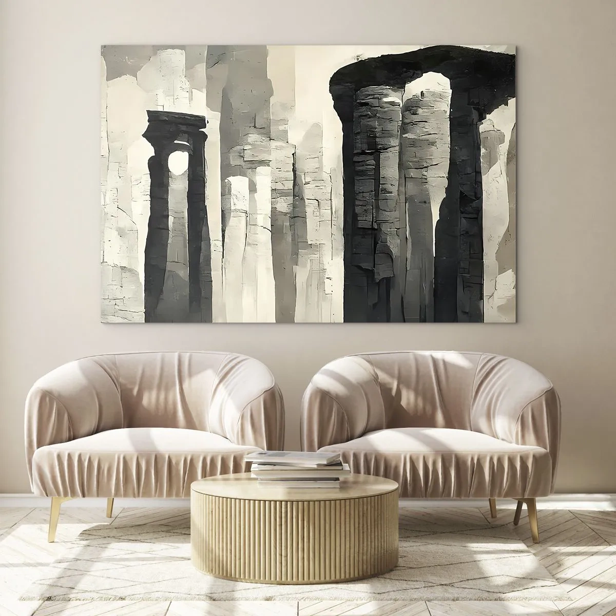 Obraz na skle - Majestátnost starožitnosti - 120x80 cm