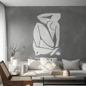 Fototapeta Premium Sand - V zádumčivosti - Minimalistický, Akt, Jemné - 100x70 cm