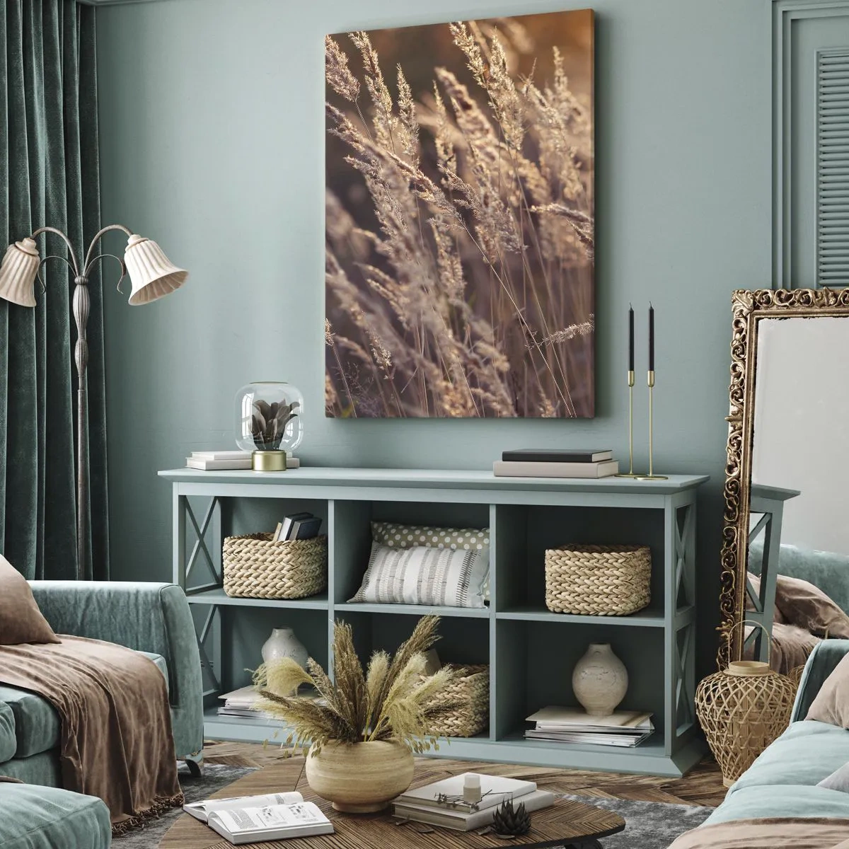 Obraz na plátně - Připraveni přivítat podzim - 55x100 cm