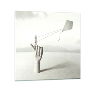 Obraz na skle - Výzva - 50x50 cm