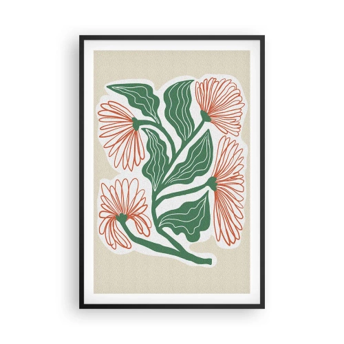 Plakát v černém rámu - Lidové i moderní - 61x91 cm