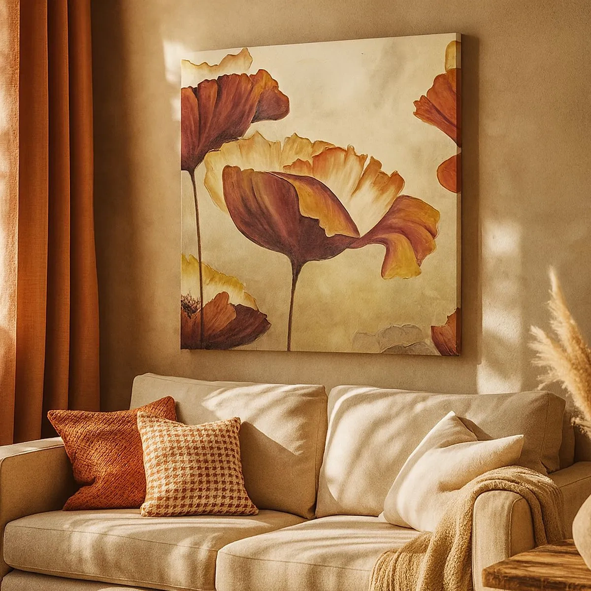 Obraz na plátně - Lán louky - 30x30 cm