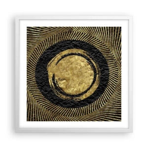 Plakát v bílém rámu - Glamour kompozice - 50x50 cm