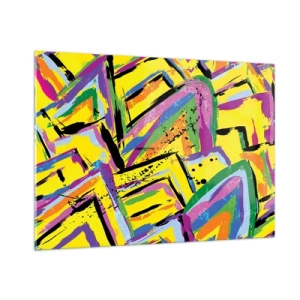 Obraz na skle - Až křičí radostí - 100x70 cm