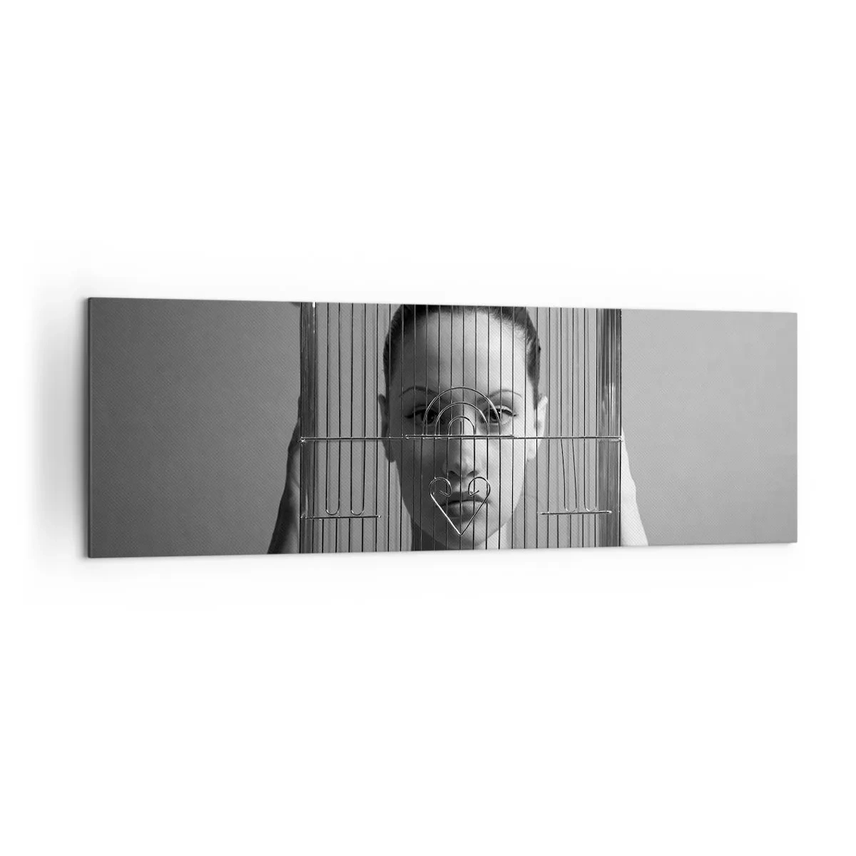 Obraz na plátně - Tak trochu surrealistický portrét - 160x50 cm