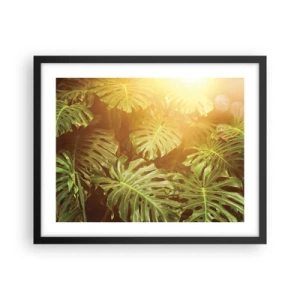 Plakát v černém rámu - Vstoupit do zeleně… - 50x40 cm