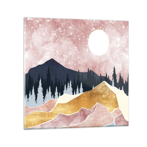 Obraz na skle - Noční hlídka - 50x50 cm
