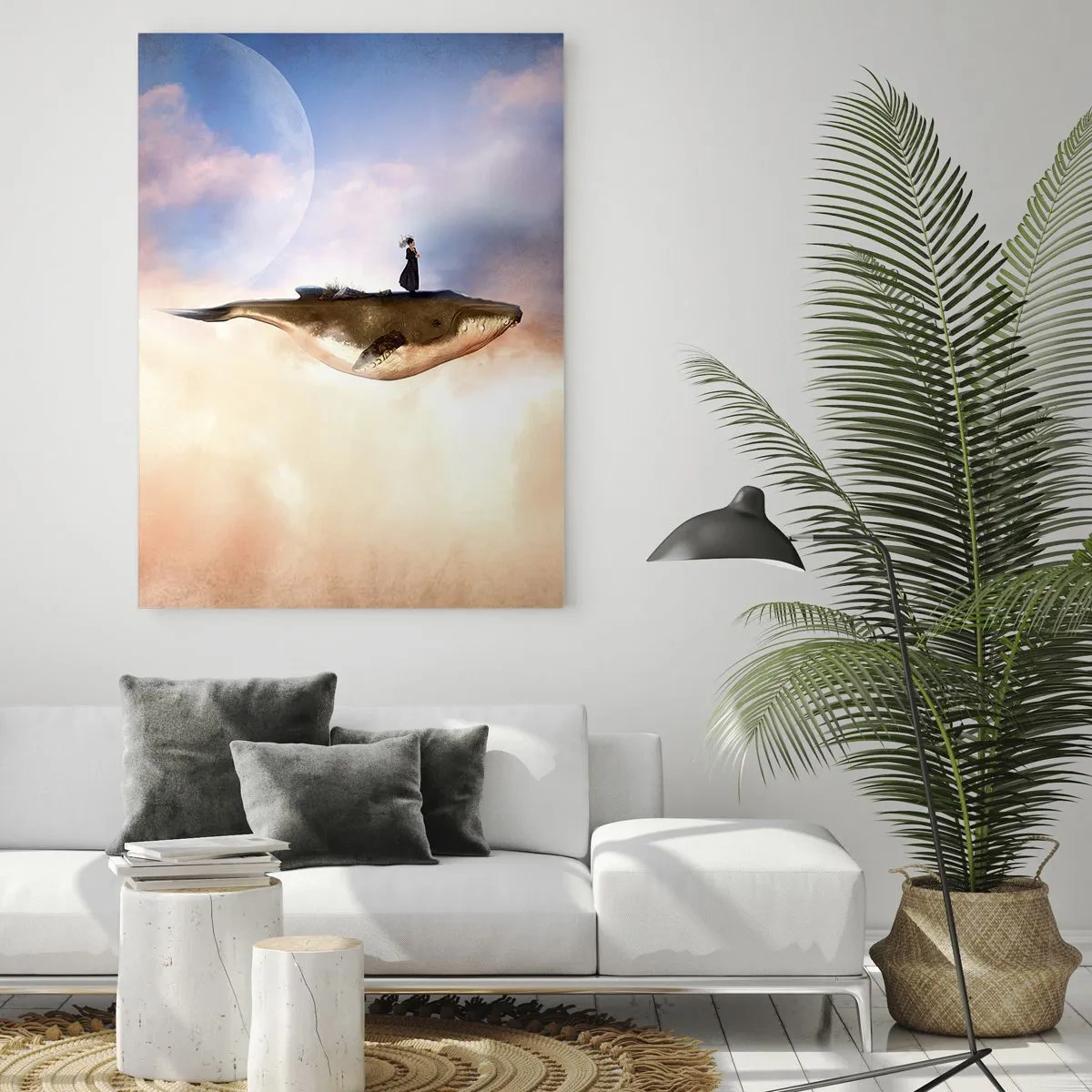 Obraz na skle - Surrealistická cesta - 50x70 cm