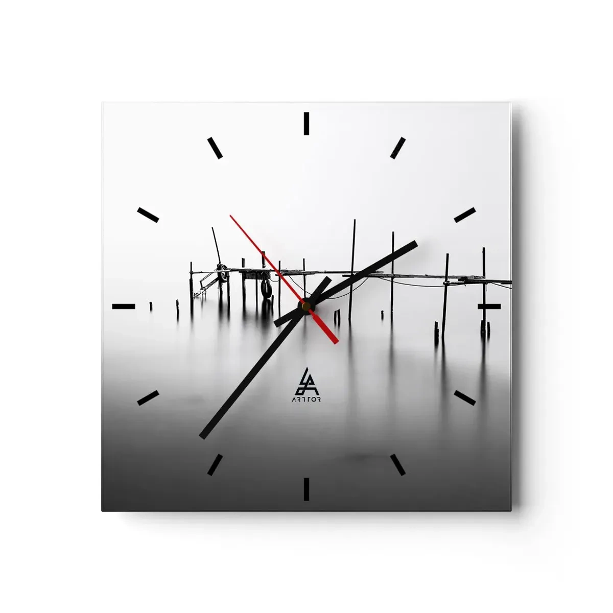 Nástěnné hodiny - A co když svět není? - 40x40 cm