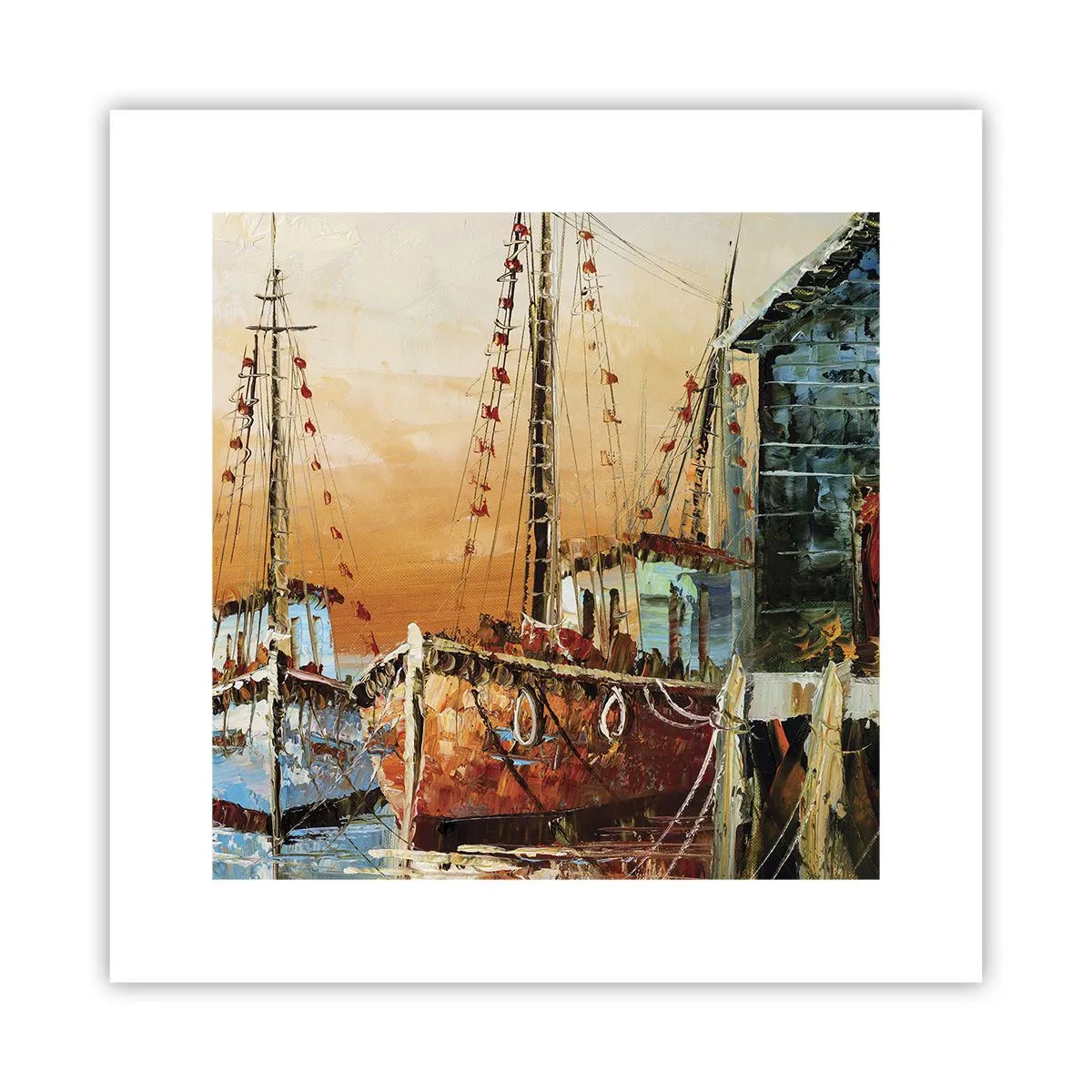 Plakát - Klidný návrat - 30x30 cm