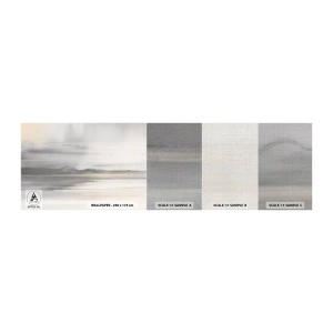 Vzor Fototapety Premium Canvas - Zamyšlená dálka - Jasný, Kus, Abstrakce - 100x30 cm