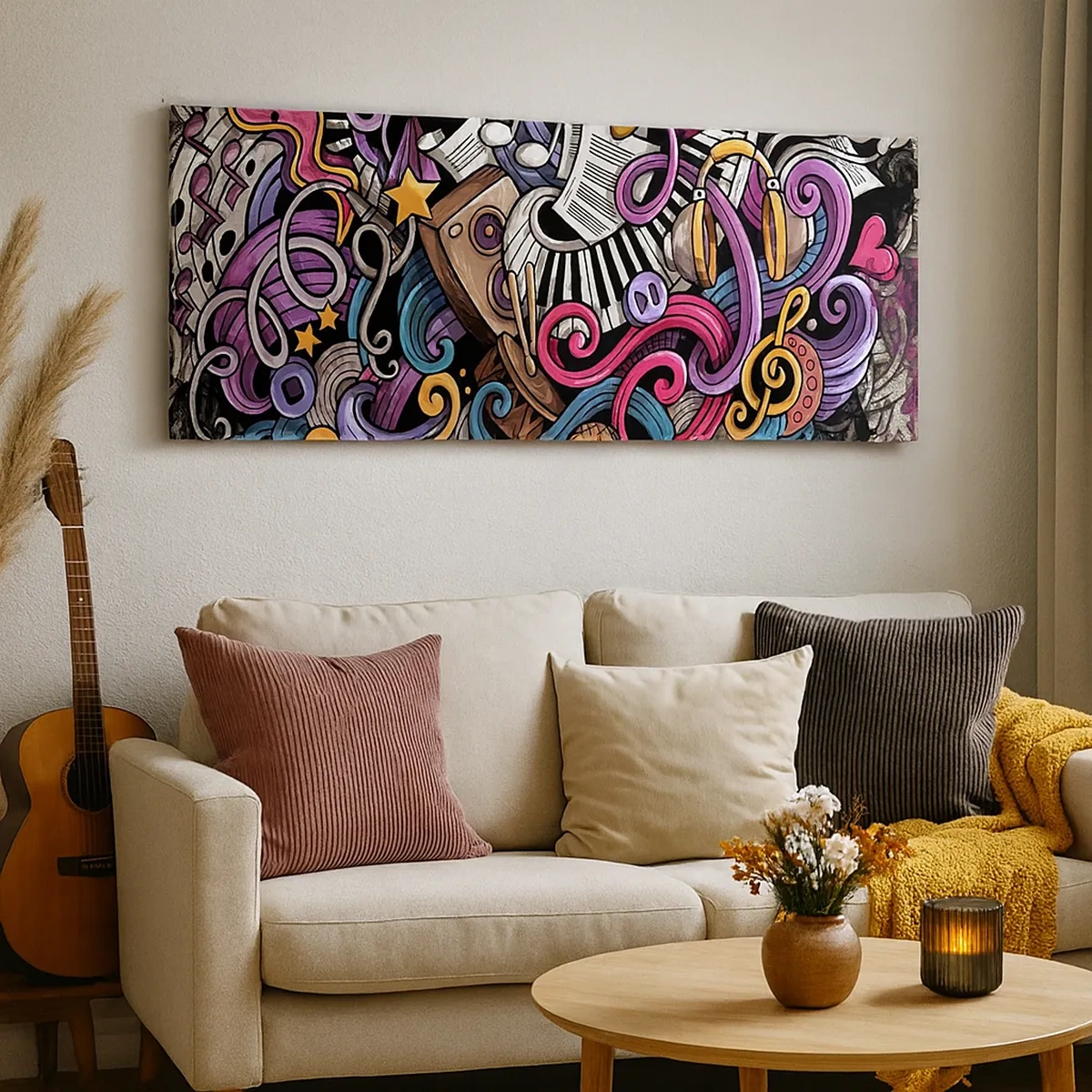 Obraz na plátně - Komplikovaná melodie - 30x30 cm