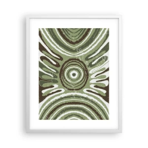 Plakát v bílém rámu - Exploze emocí - 40x50 cm