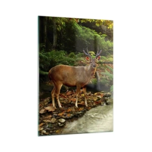 Obraz na skle - Vítám v mém světě - 50x70 cm