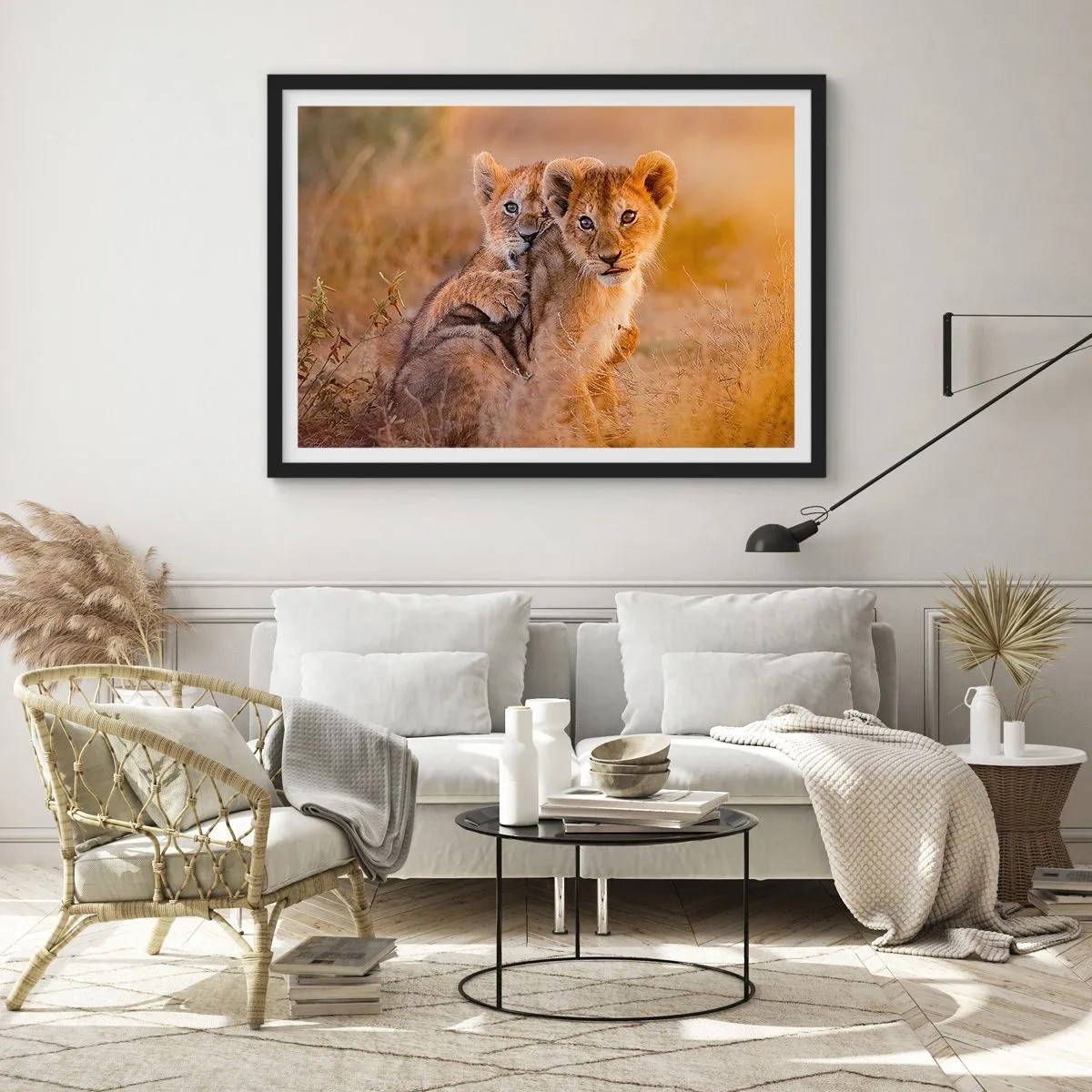 Plakát v černém rámu - Nevyrušovat! Hrajme si - 100x70 cm