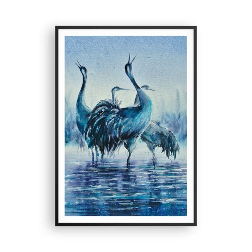 Plakát v černém rámu - Ranní setkání - 70x100 cm