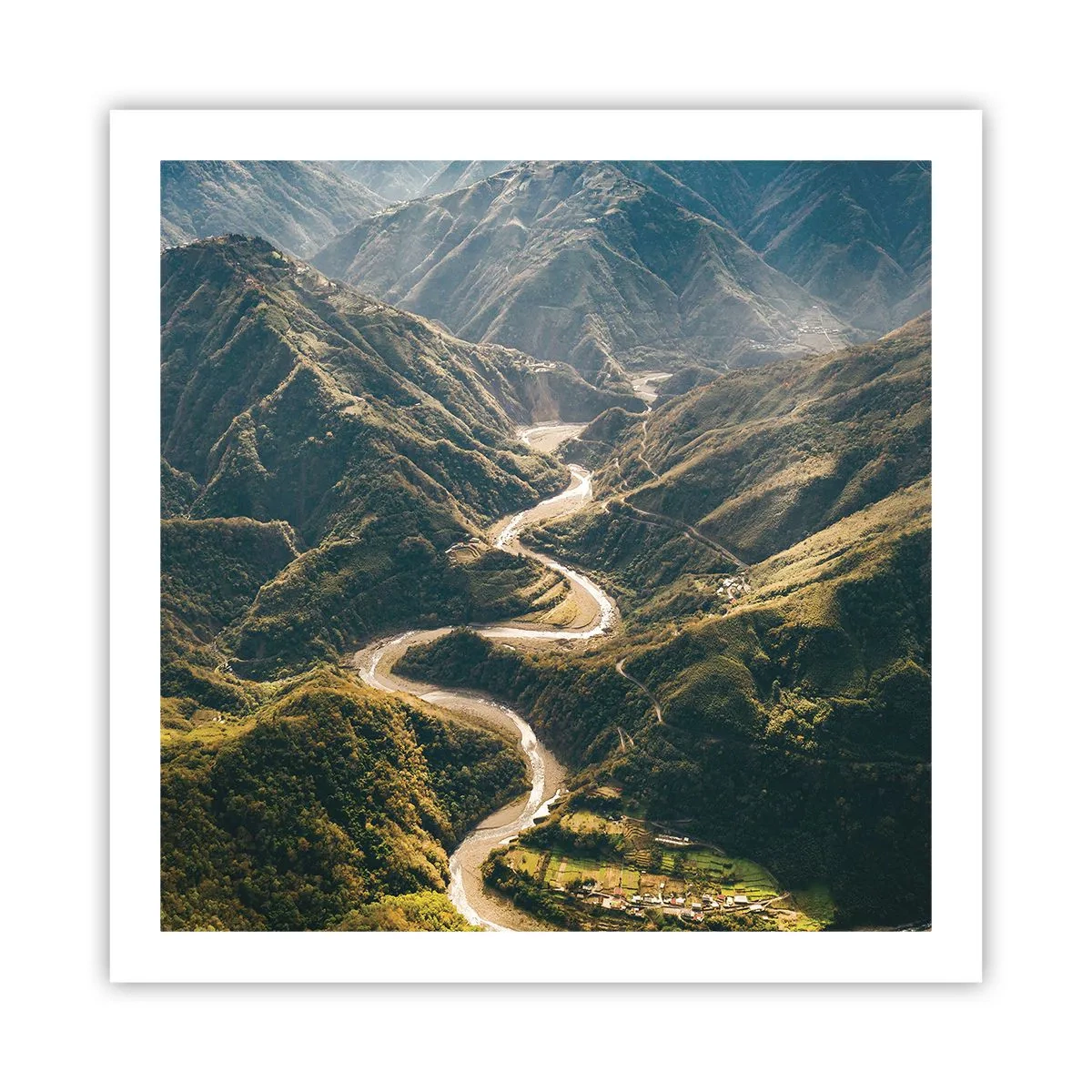 Plakát - Přímo ze srdce hor - 60x60 cm