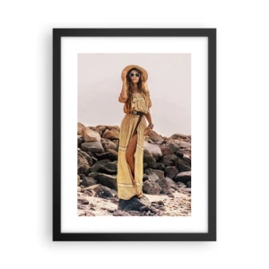 Plakát v černém rámu - Kouzlo kamenů - 30x40 cm