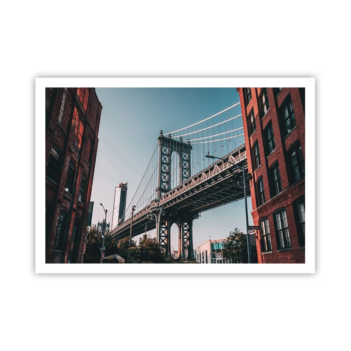 Plakát - Nad vlnami města - 100x70 cm