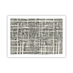 Plakát - Tkaná kompozice - 70x50 cm