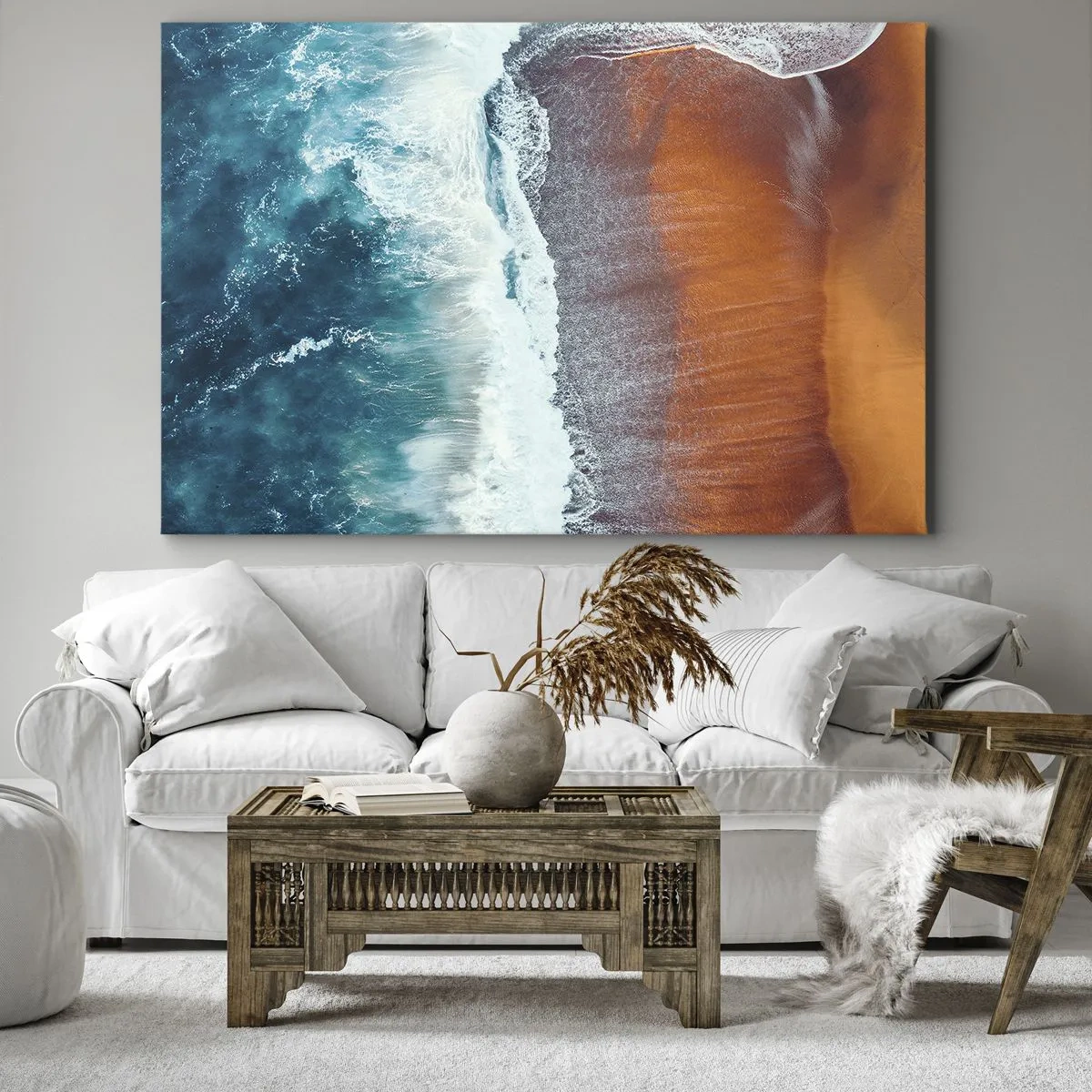 Obraz na plátně - Dotek oceánu - 70x50 cm