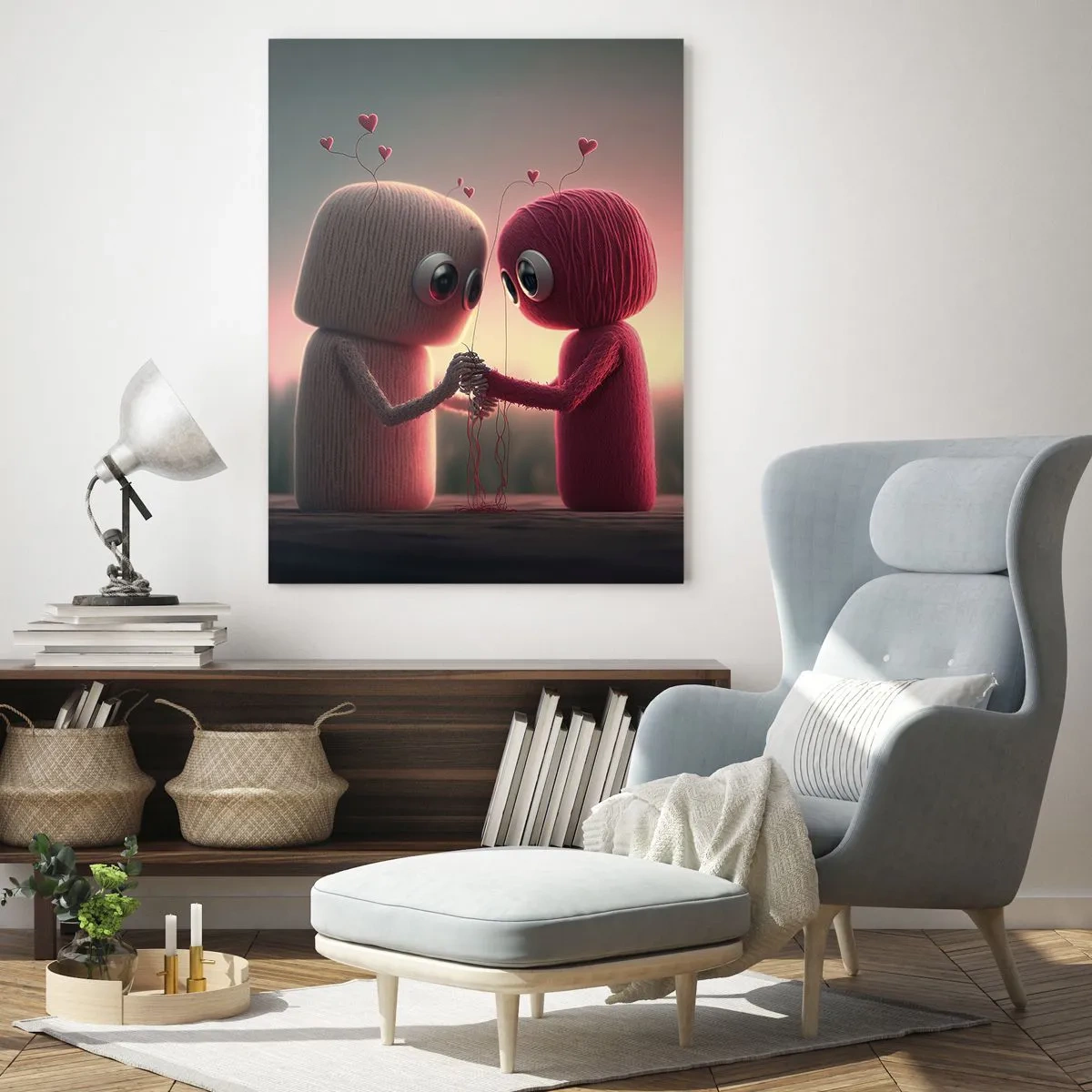 Obraz na skle - Každý může milovat - 50x70 cm