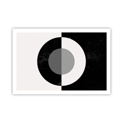 Plakát - Harmonie v černé a bílé - 91x61 cm
