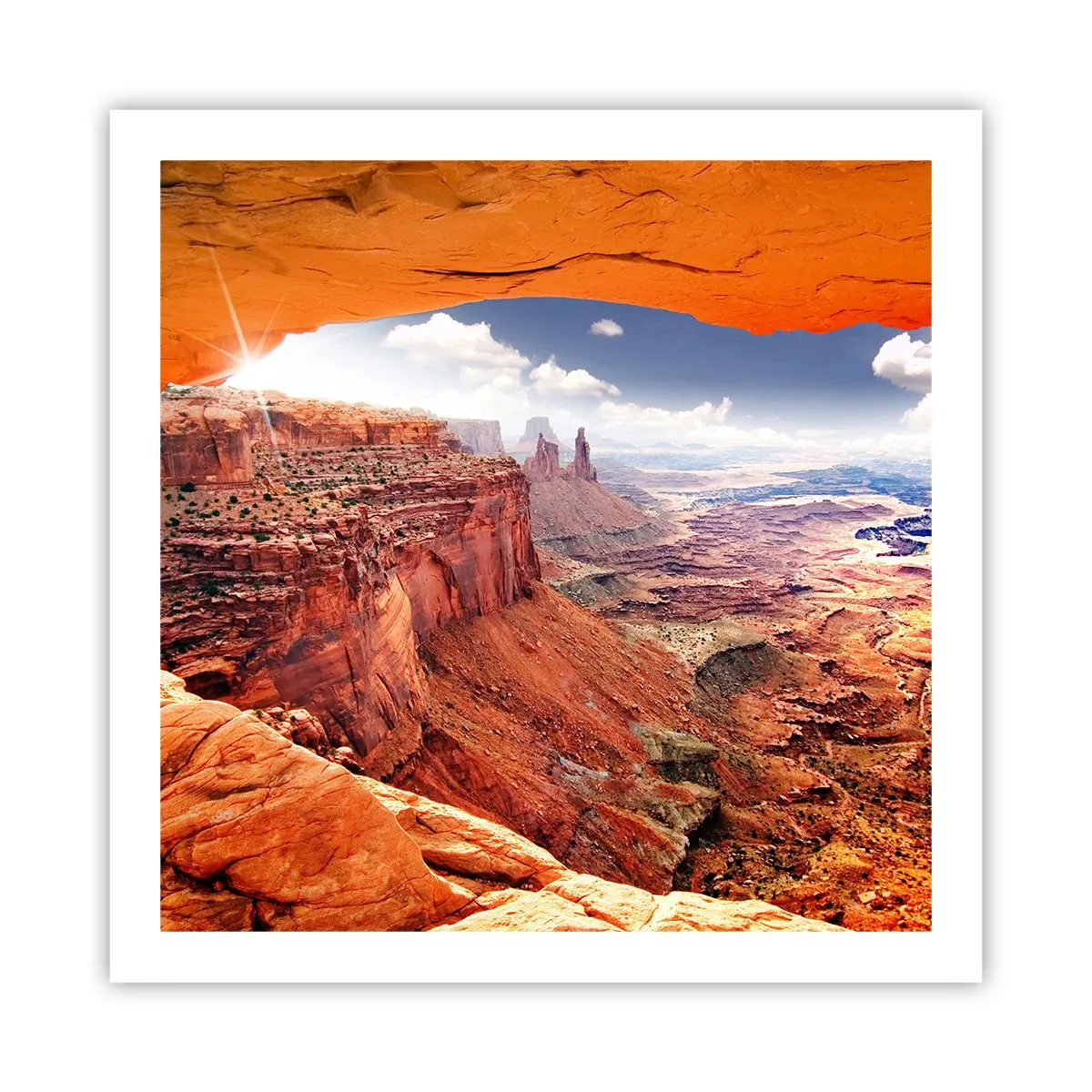 Plakát - Vytesané samotnou přírodou - 60x60 cm