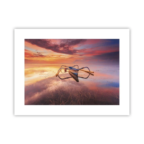 Plakát - Klid tropického večera - 40x30 cm