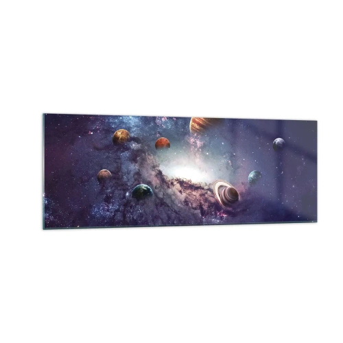 Obraz na skle - Slunce a tanec - 140x50 cm