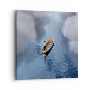 Obraz na plátně - Život – cesta – nejistota - 30x30 cm