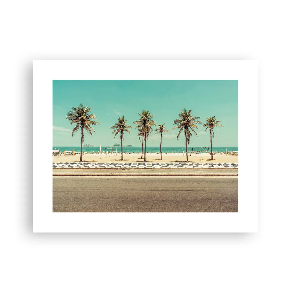 Plakát - Hlídání pláže - 40x30 cm