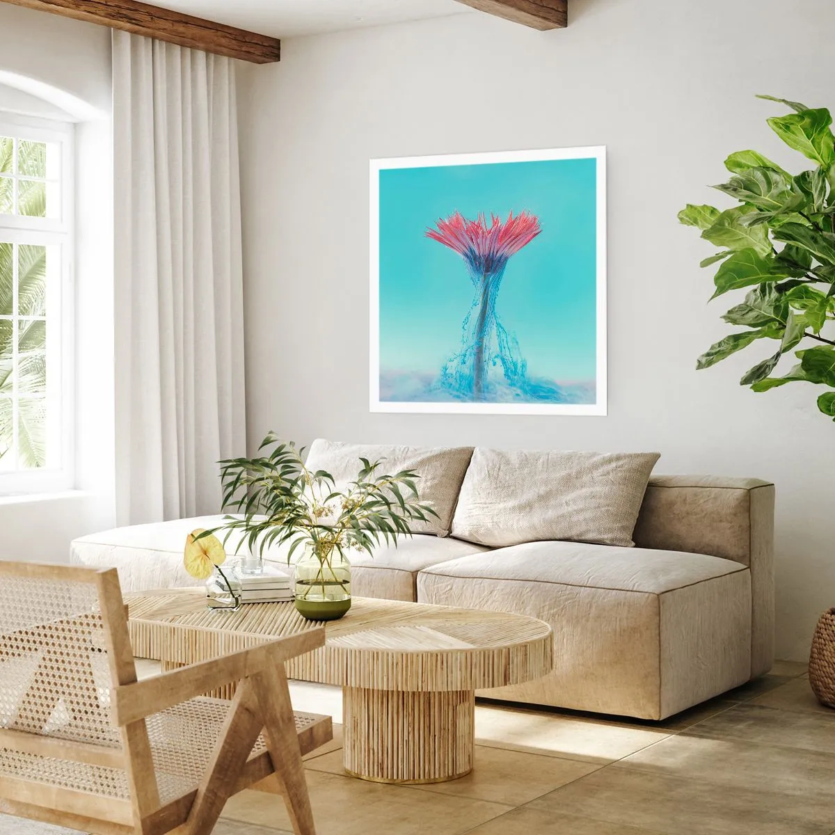 Plakát - V osvěžujícím objetí - 60x60 cm