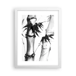 Plakát v bílém rámu - Blízký záběr na orient - 30x40 cm