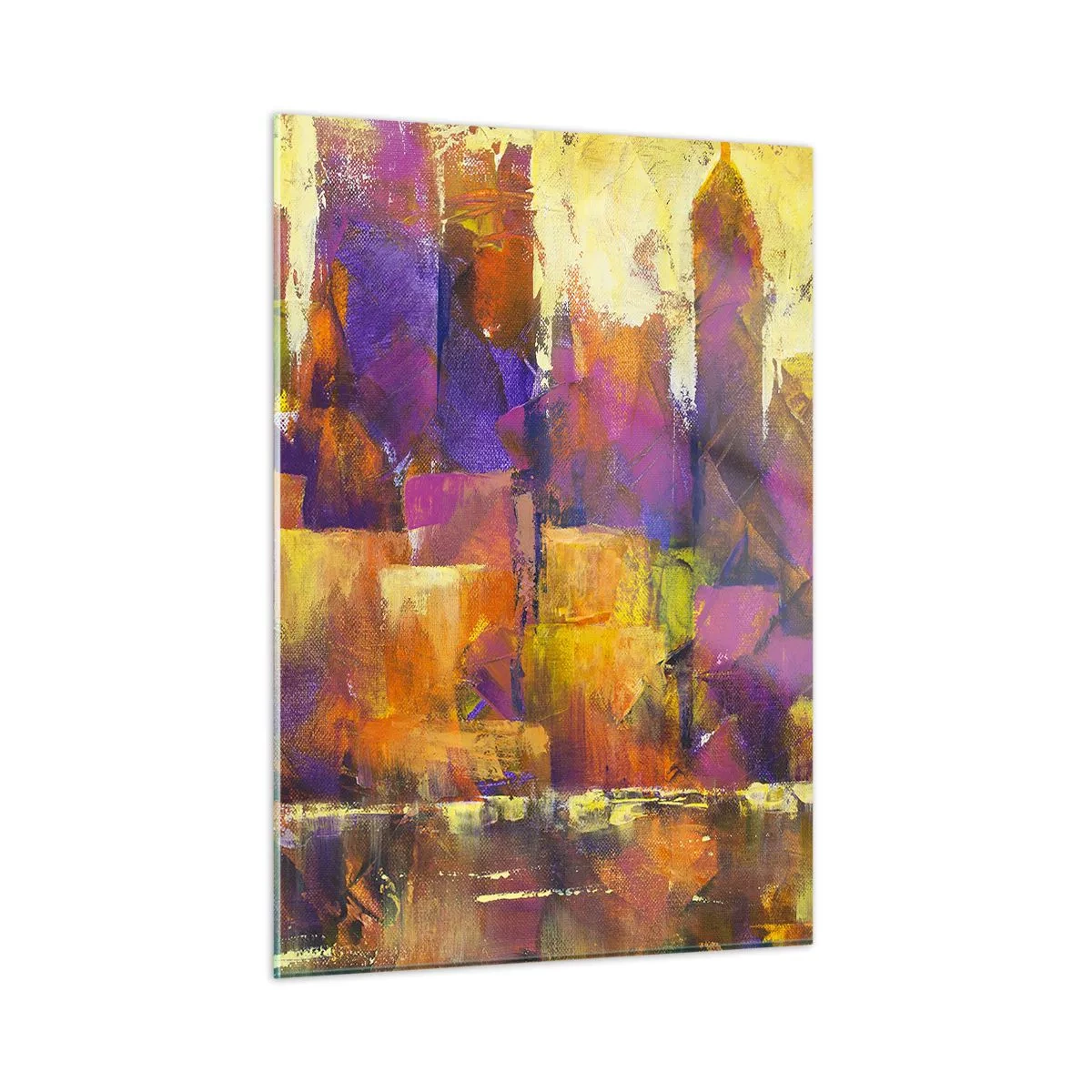 Obraz na skle - Metropolitní kompozice - 50x70 cm
