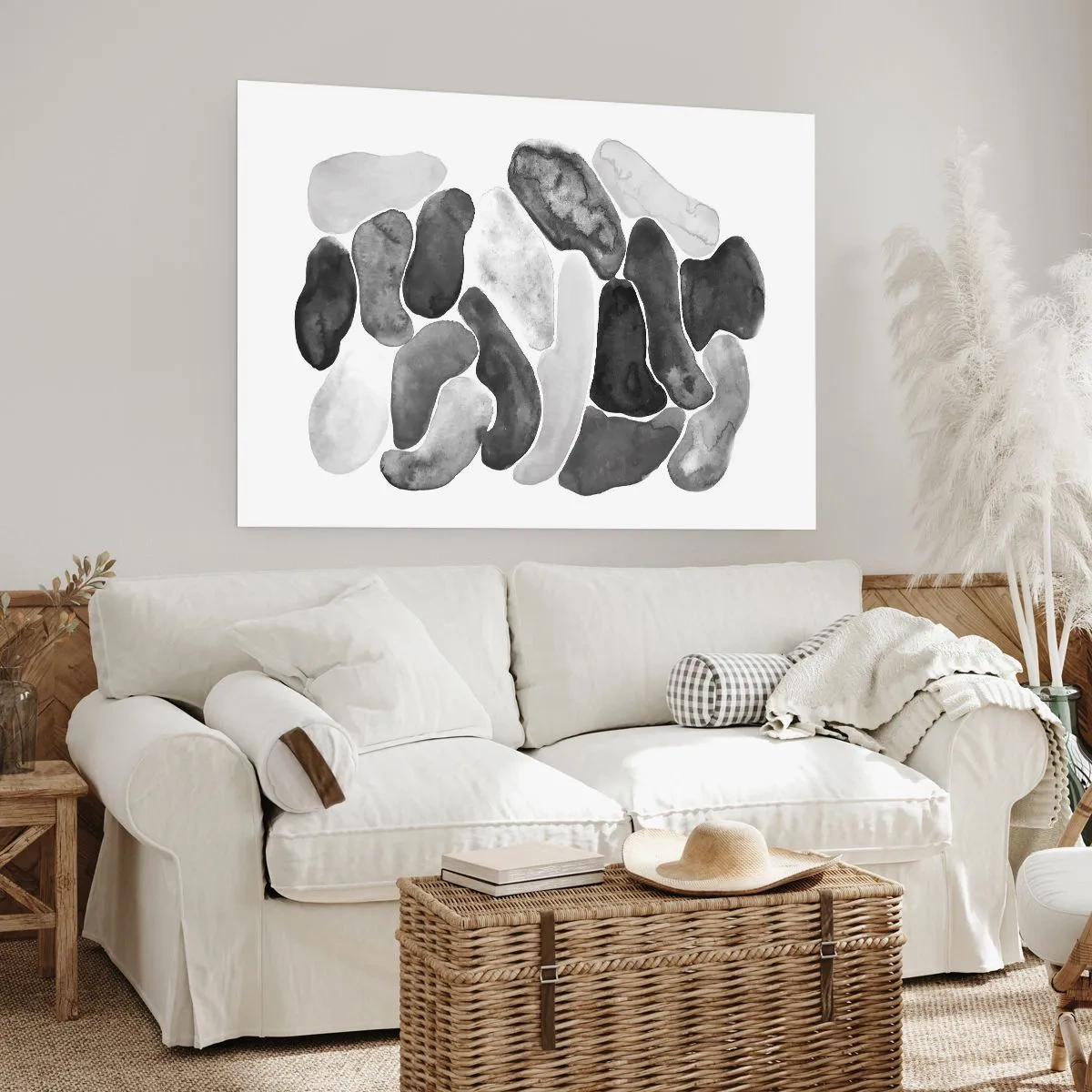 Plakát - Kamenitá abstrakce - 70x50 cm