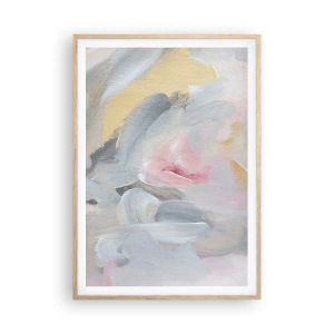 Plakát v rámu světlý dub - V pastelovém světě - 70x100 cm