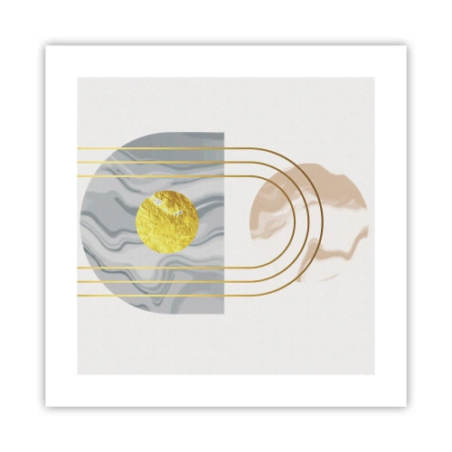 Plakát - Jas a zářivost - 40x40 cm